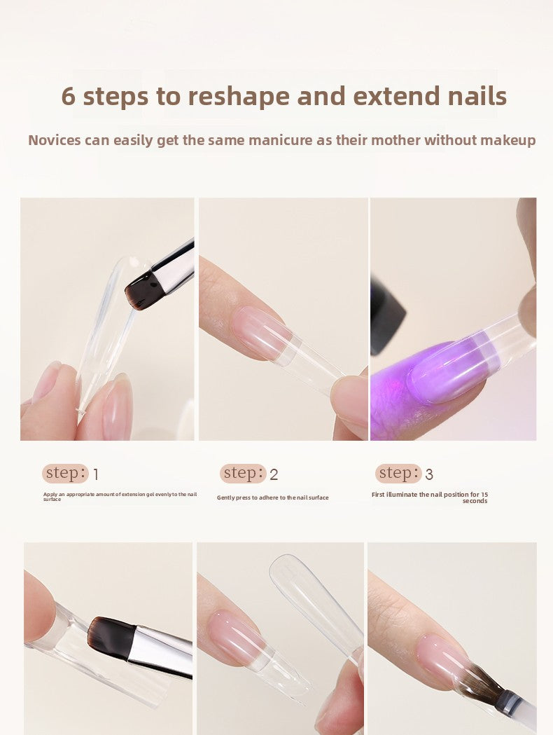 TAYE 3-in-1 Nail Builder Gel Nude Color Quick Extension Gel