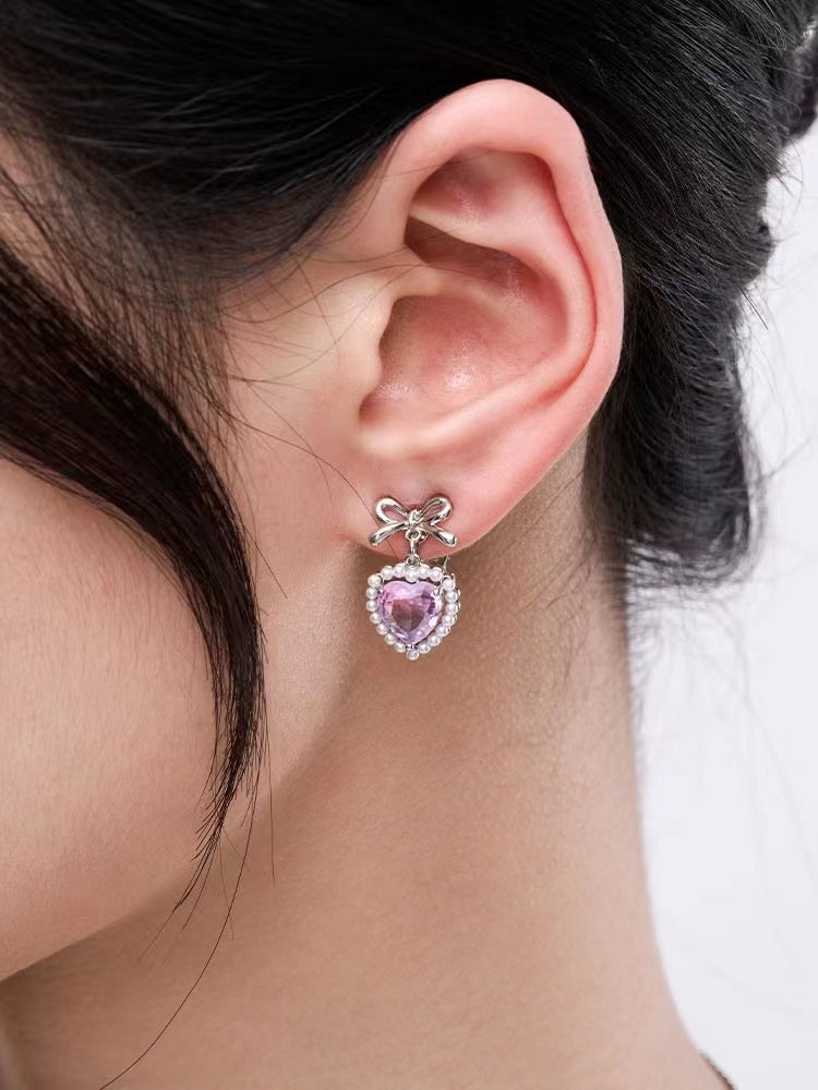 Elegance Aurora Dangle Heart