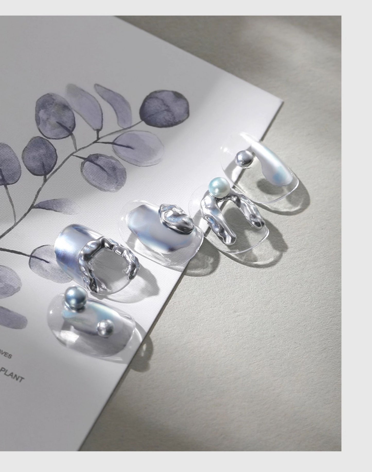 Nail Art Metallic Gradient Blending Solution