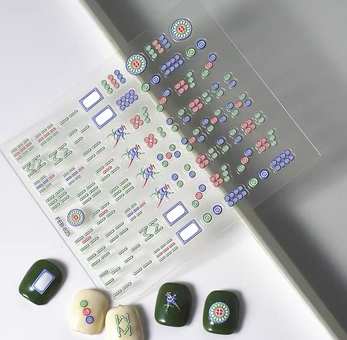 FEB Mahjong Nail Stickers
