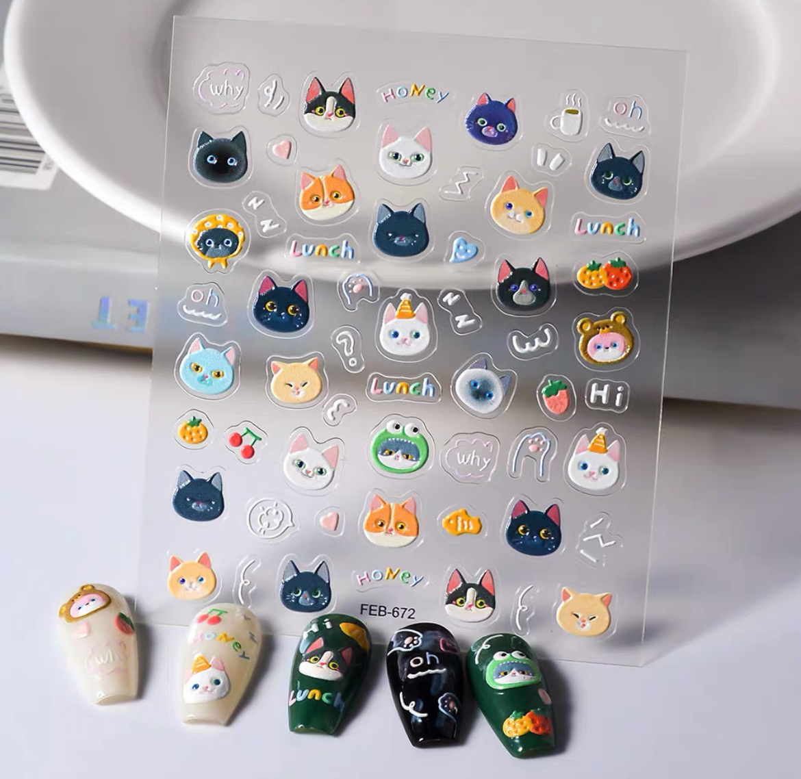 FEB Cartoon Nail Stickers