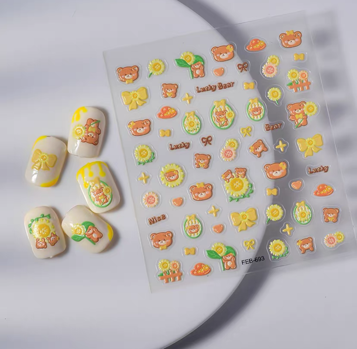 FEB Cartoon Nail Stickers