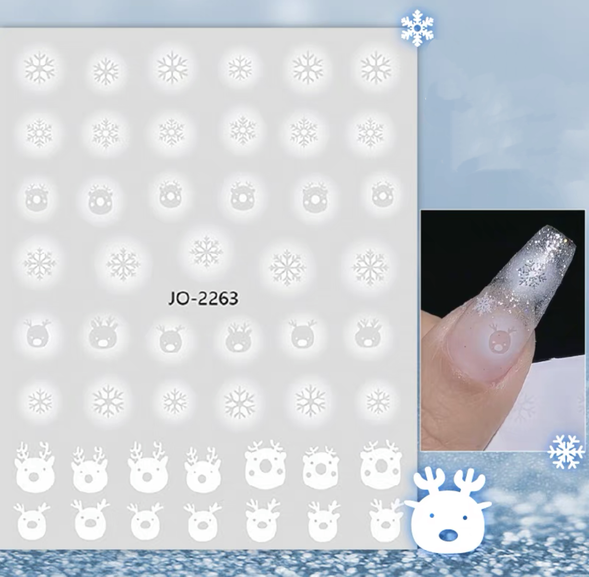 Snowflake Nail Stickers