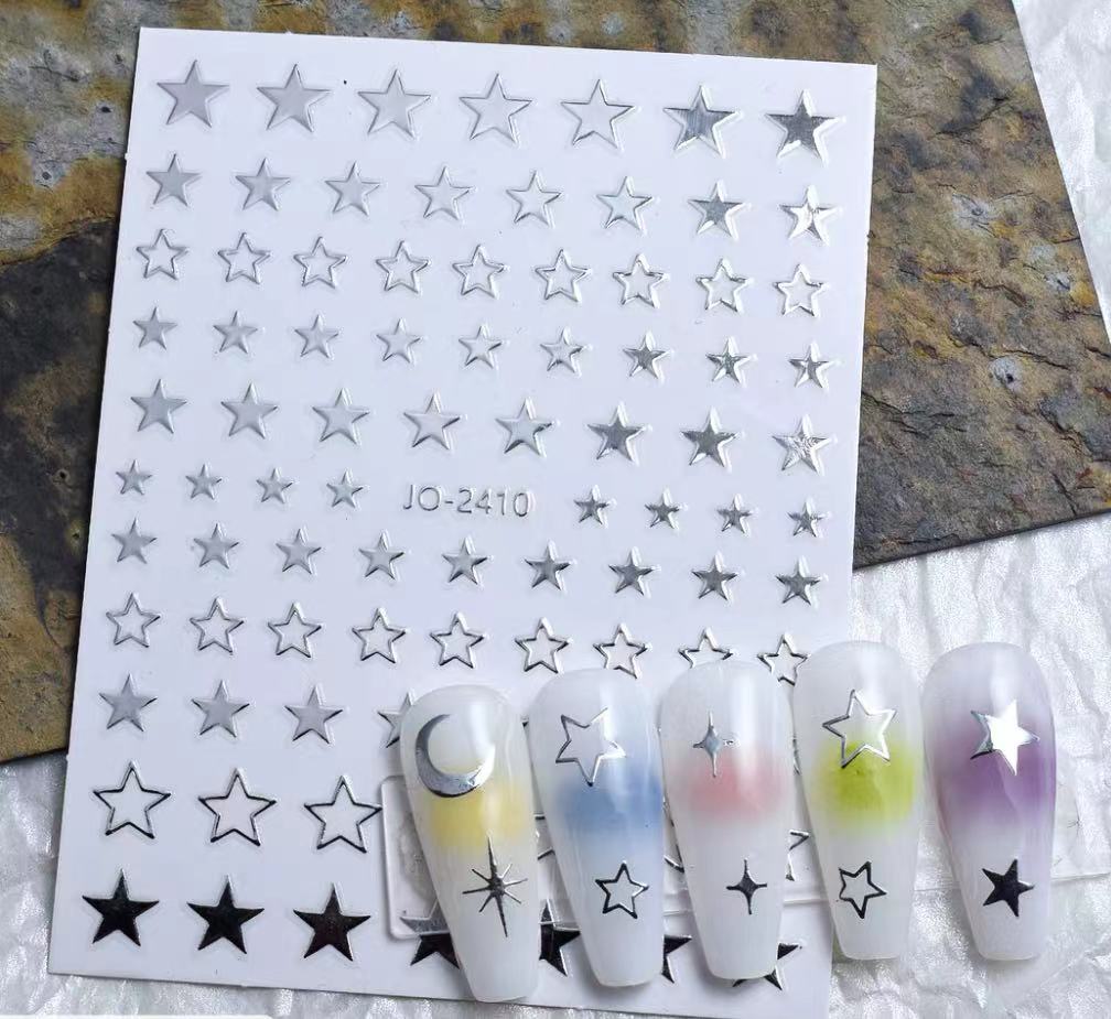 Stars and Moon Nail Stickers