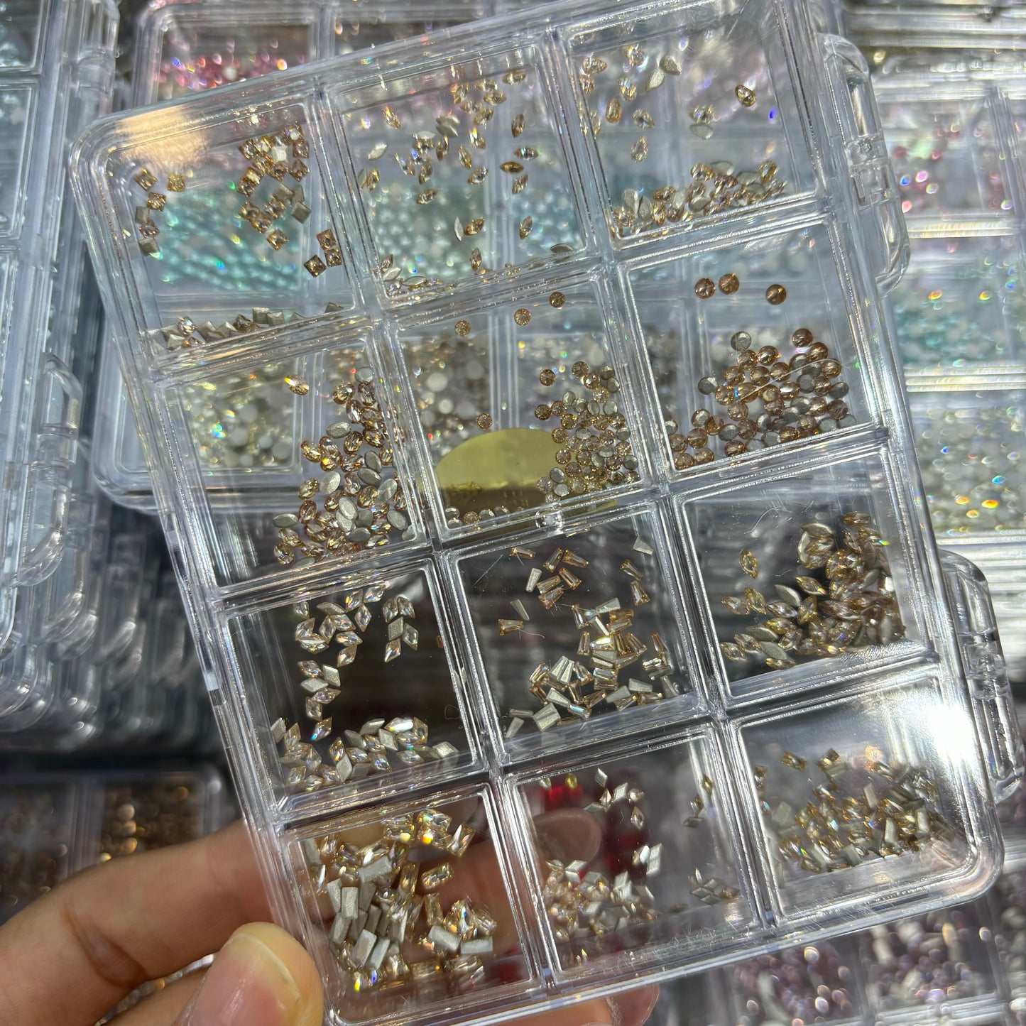 Classic Flat Diamond Rhinestones For Bling Nail Art