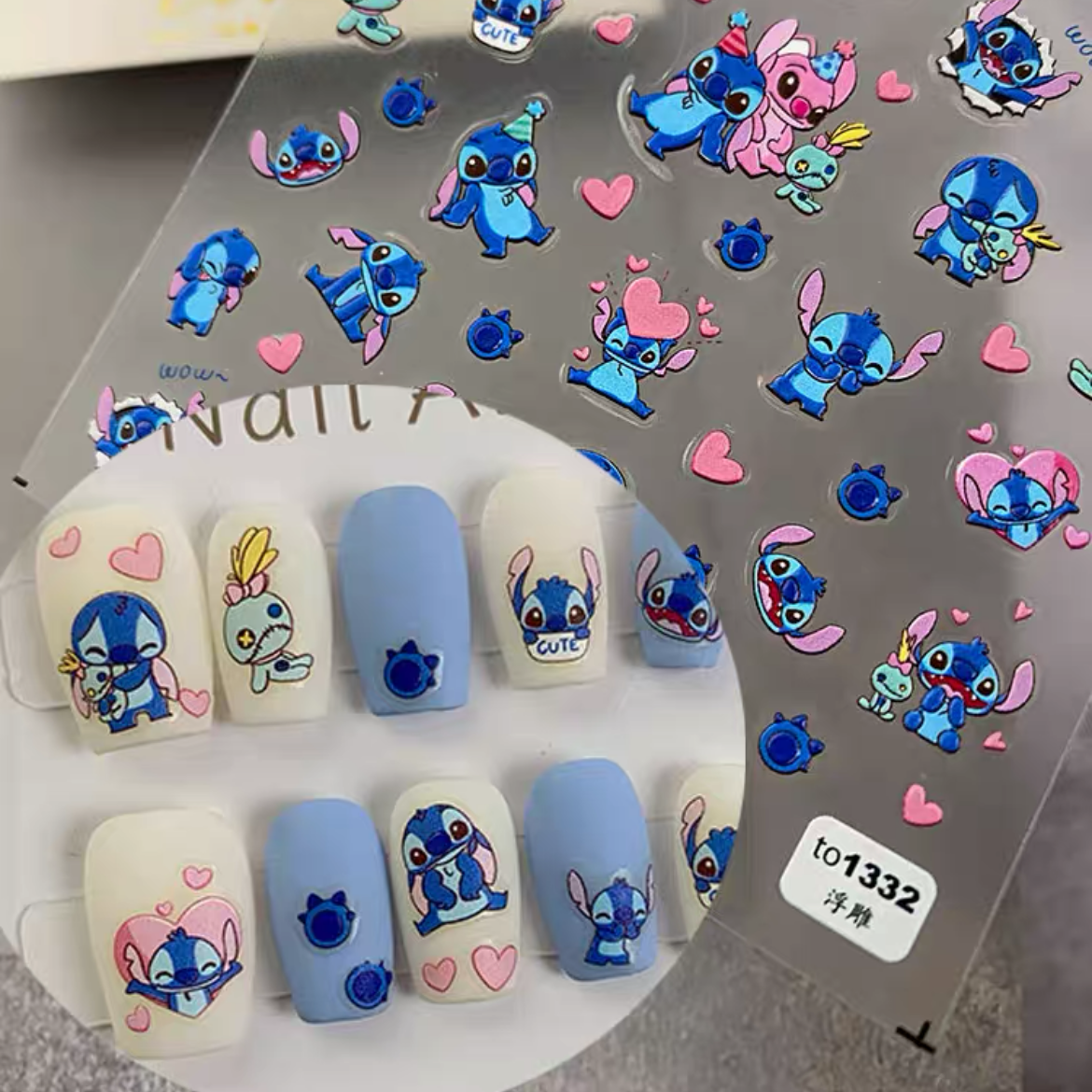 To-Cartoon Character Nail Art Decoration