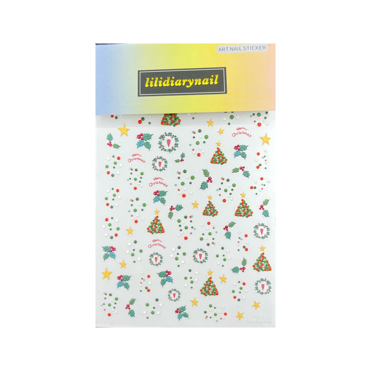 Festive Elements nail stickers