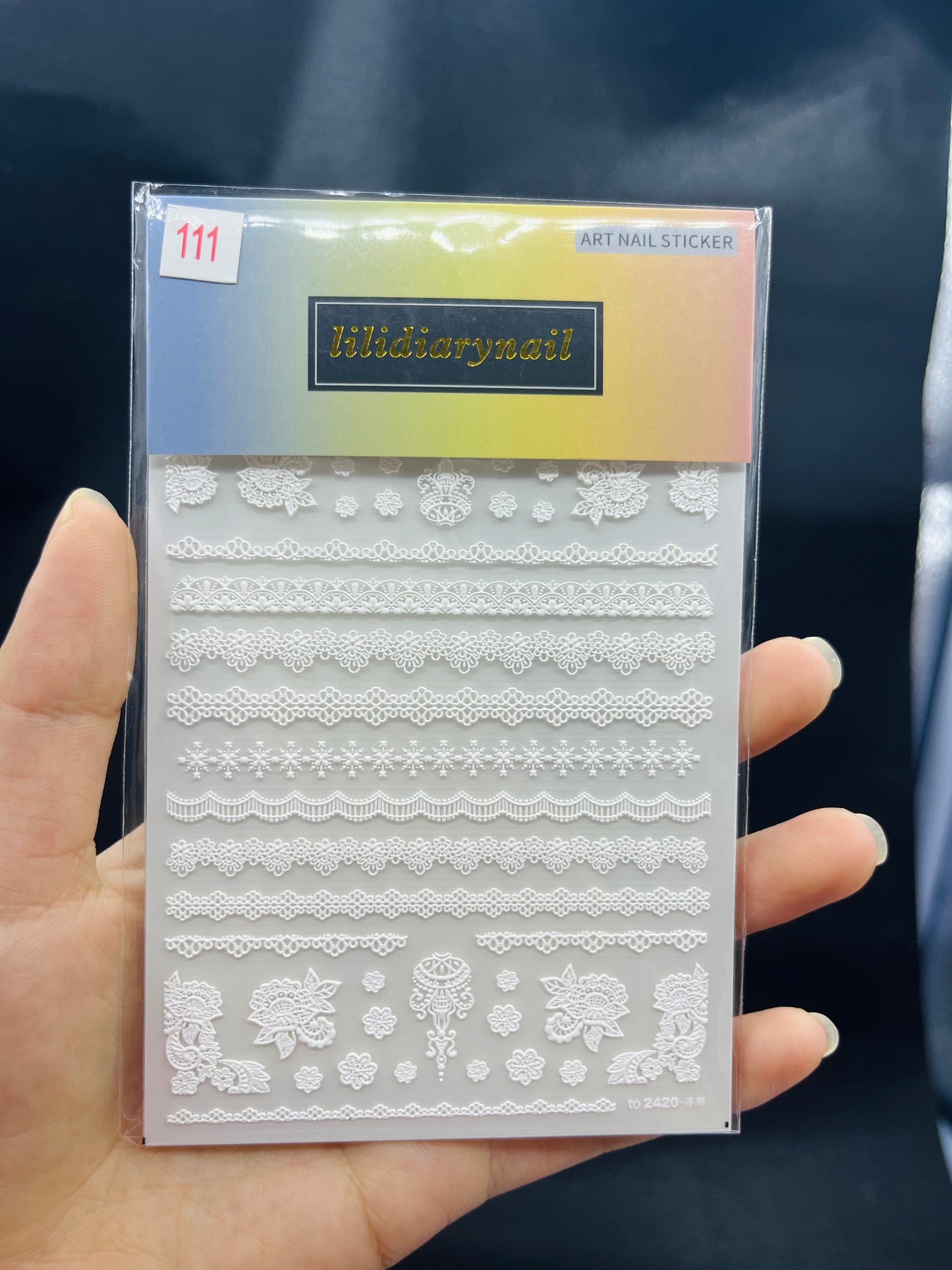 Lace Lace Nail Decal Decoration