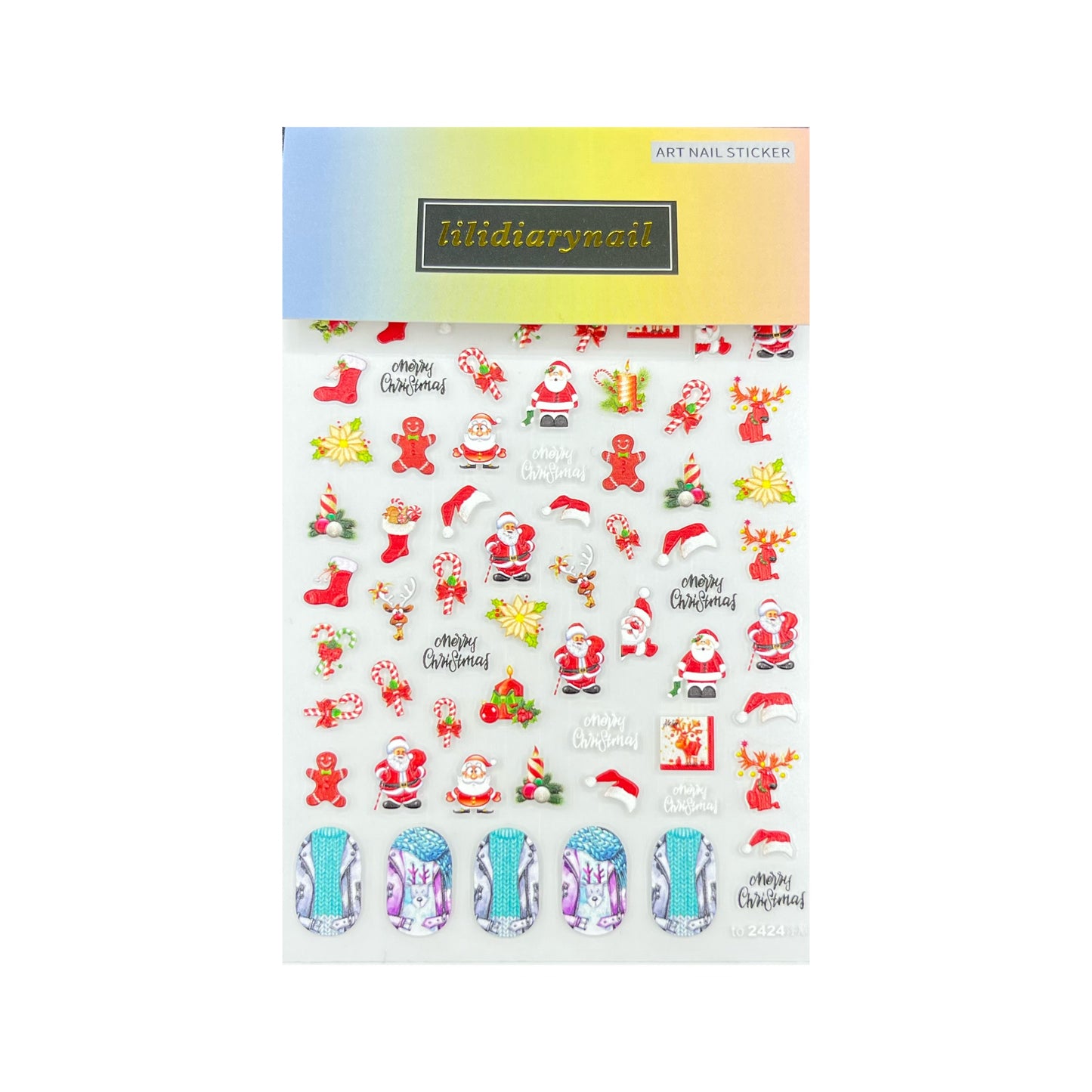 Festive Elements nail stickers