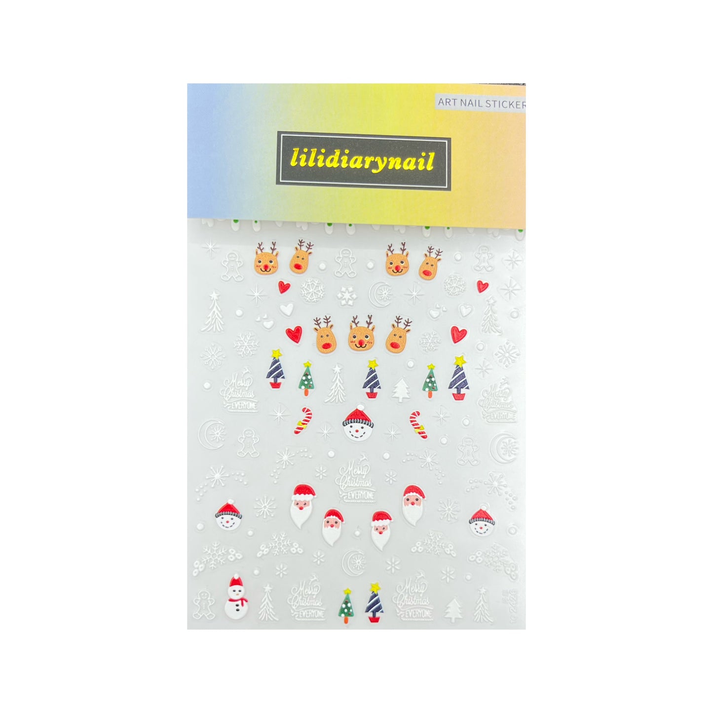 Festive Elements nail stickers
