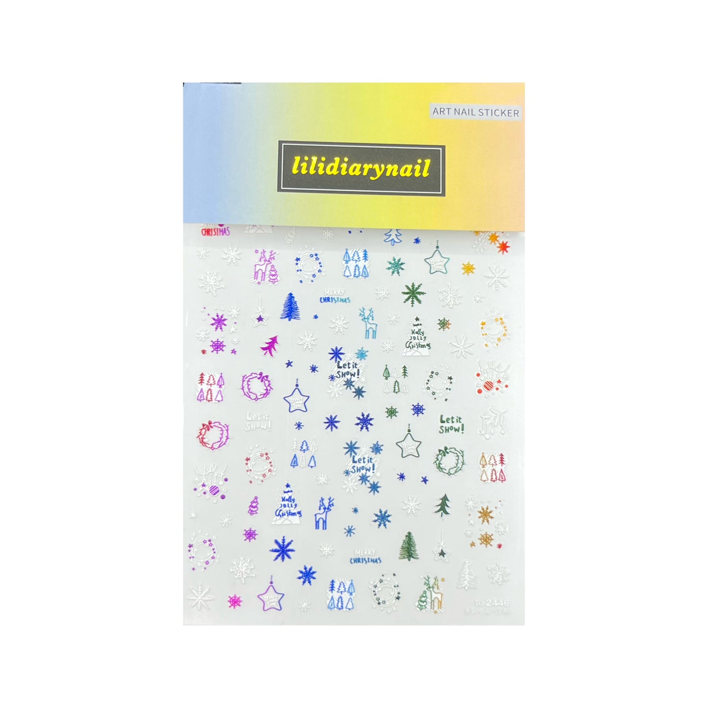 Festive Elements nail stickers