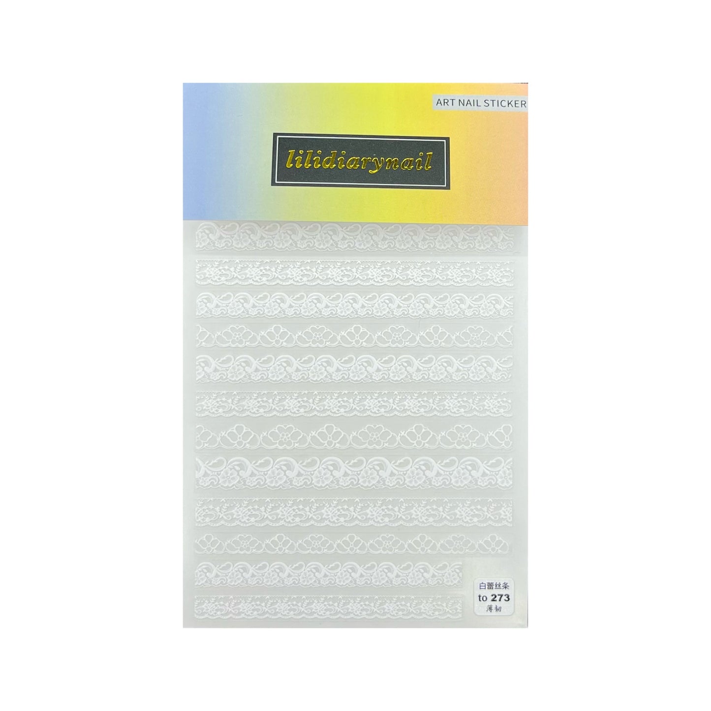 Lace Lace Nail Decal Decoration