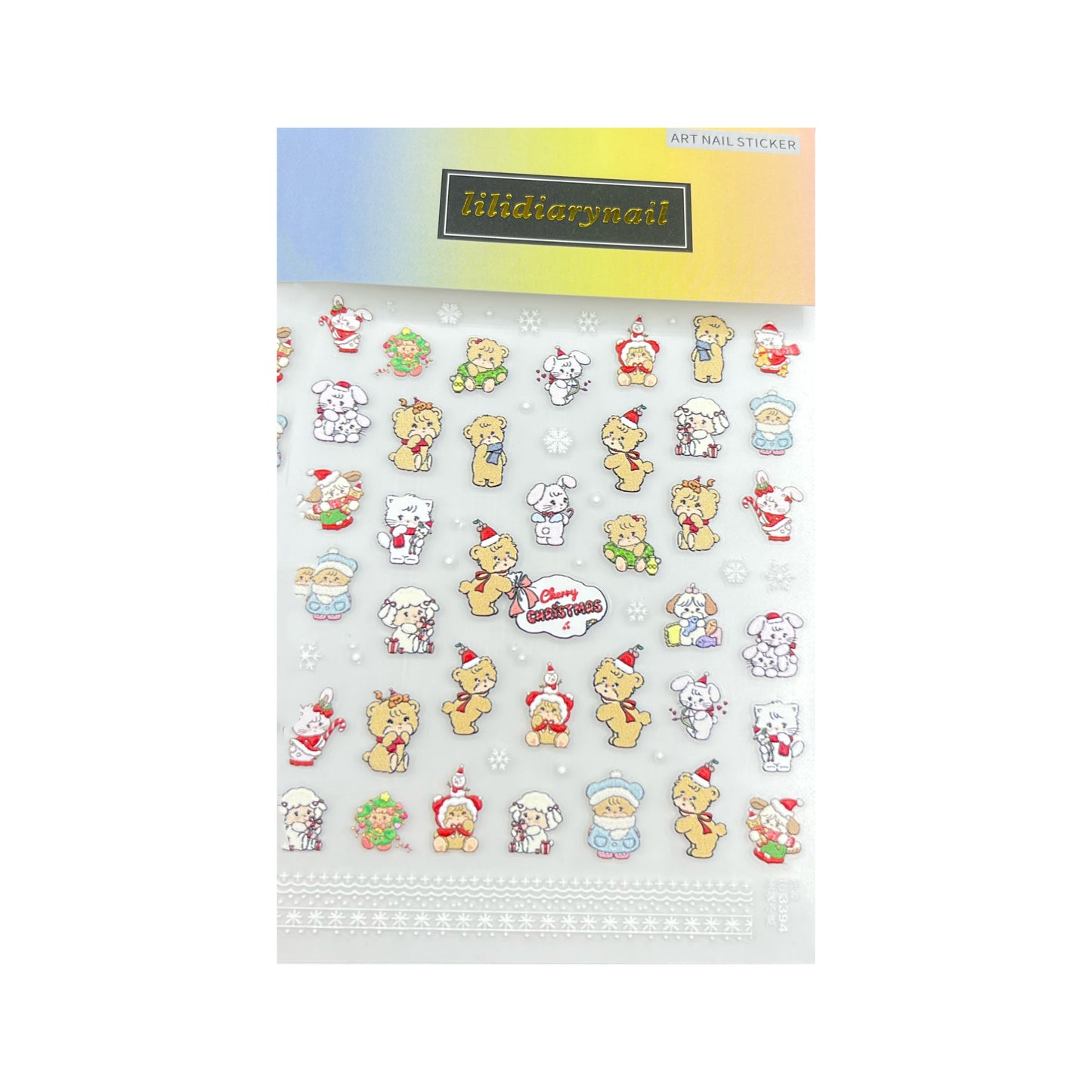 Festive Elements nail stickers