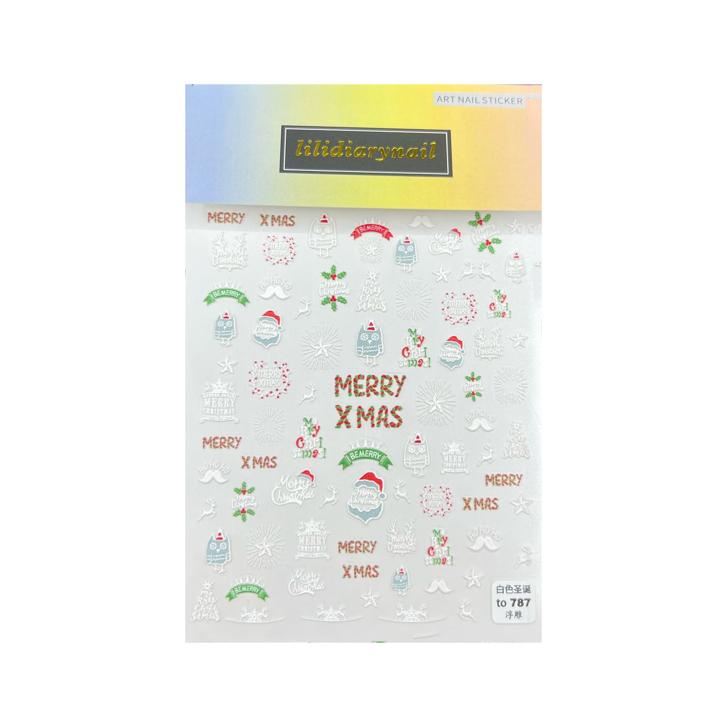 Festive Elements nail stickers
