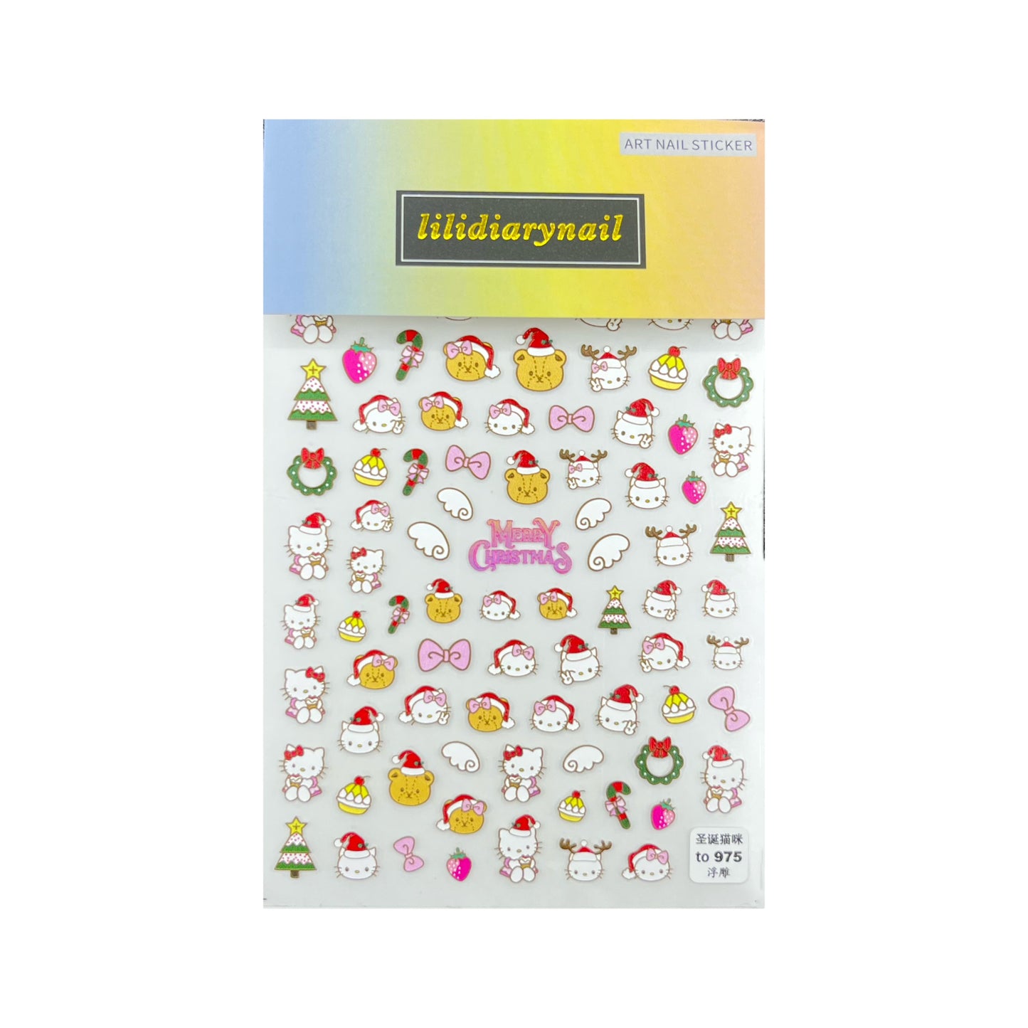 Festive Elements nail stickers