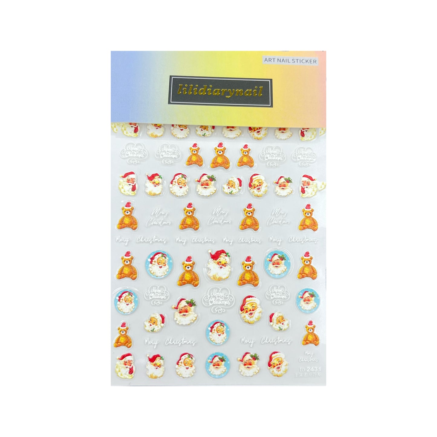 Festive Elements nail stickers