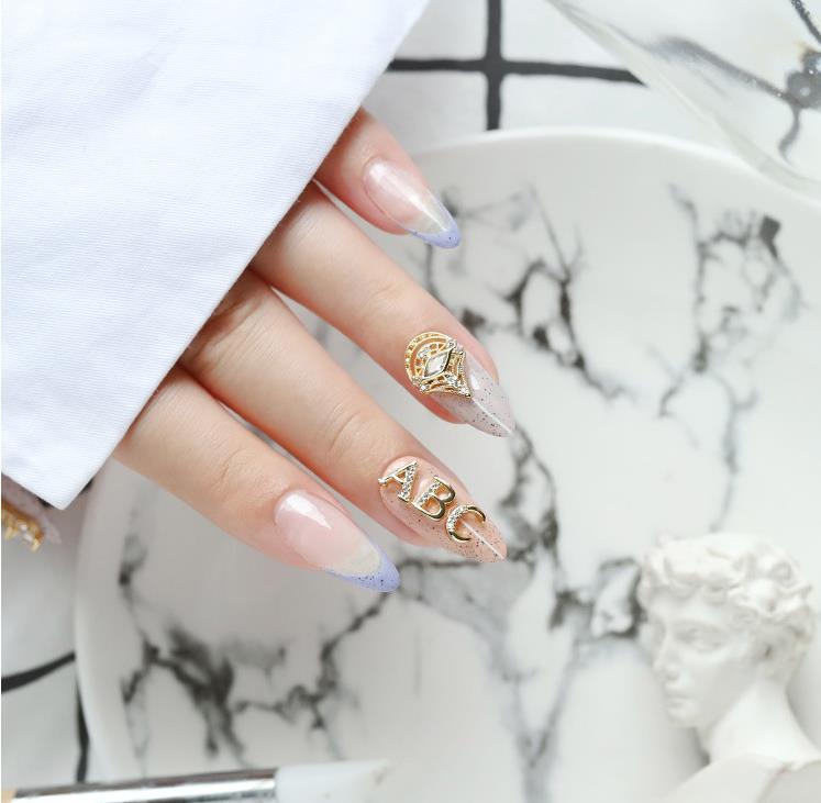 【P09】26pcs Rhinestone Letter