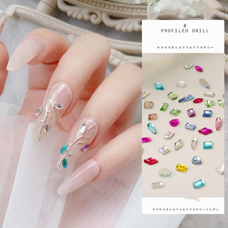 Mixed All Shapes of Small Size Colorful K9 Rhinestones