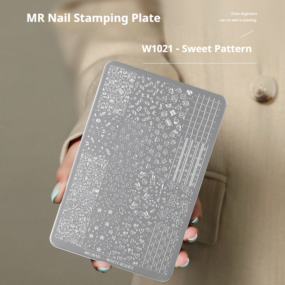 MR NAIL Nail Art Stamping Plate