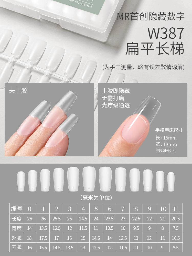Mr Nail Specialized for nail art salons, 22 styles of ultra-thin, seamless, fully or partially attached Nail Tips
