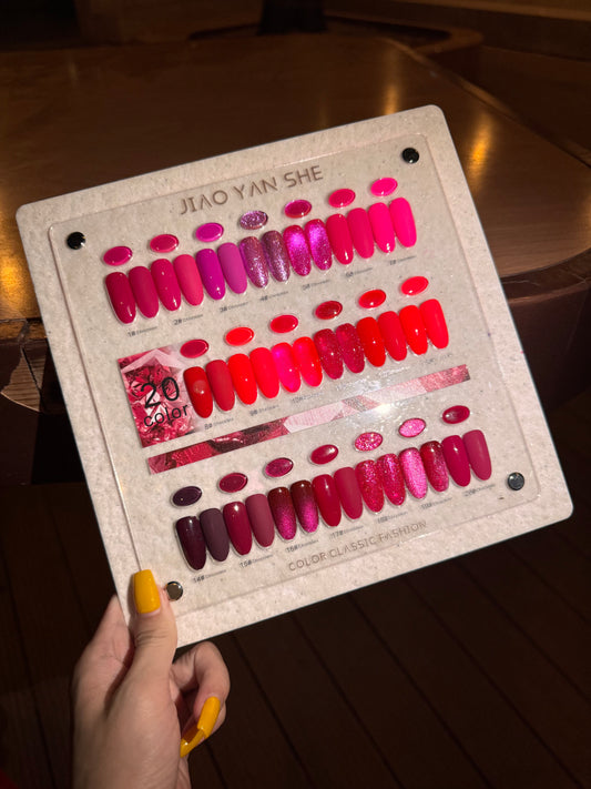 JIAOYANSHE 20 Color Barbie Pink UV Collection