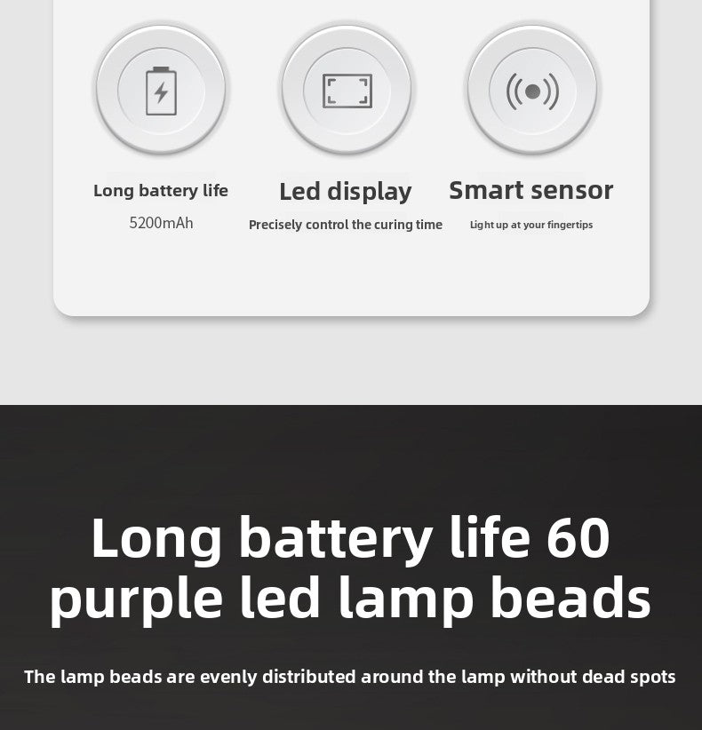 Mr Nail Professional Manicure Hand Pillow UV LED Lamp Cordless