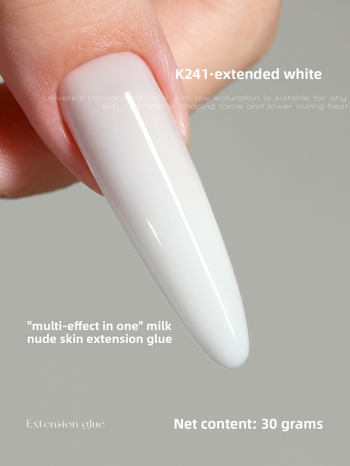 MR NAIL French Nail Forms & 3D Acrylic Builder Gel  Quick Extension Self-leveling