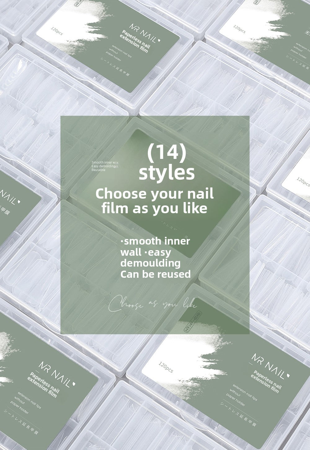 MR NAIL French Nail Forms & 3D Acrylic Builder Gel  Quick Extension Self-leveling