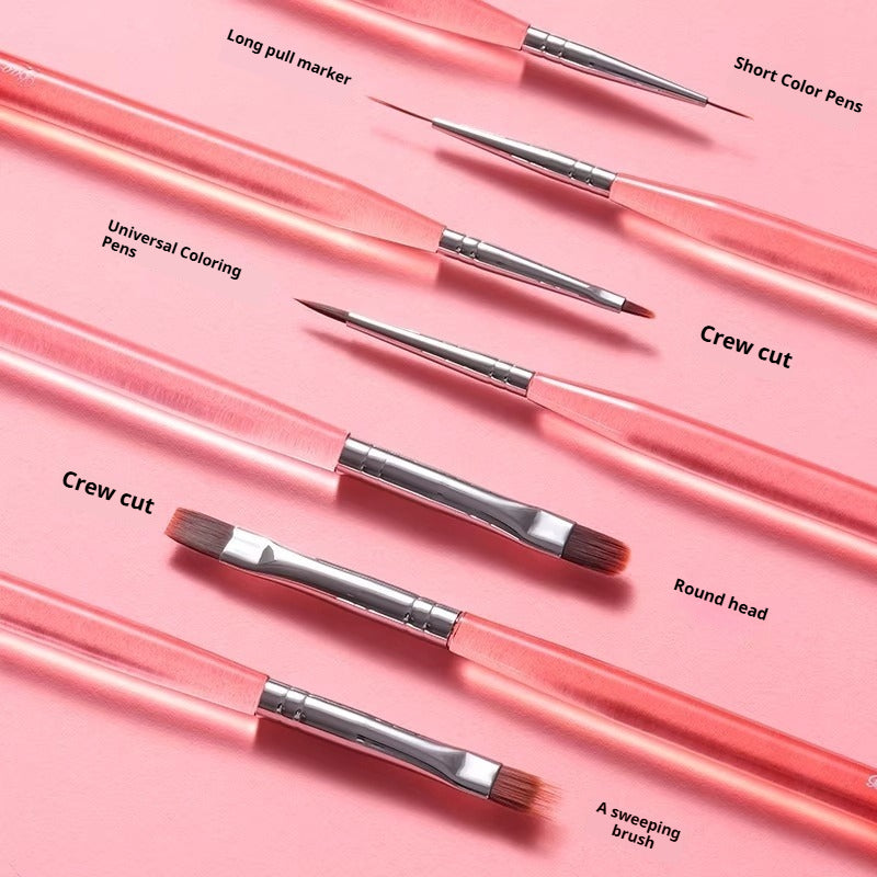 Red Wine Nail Art Brush