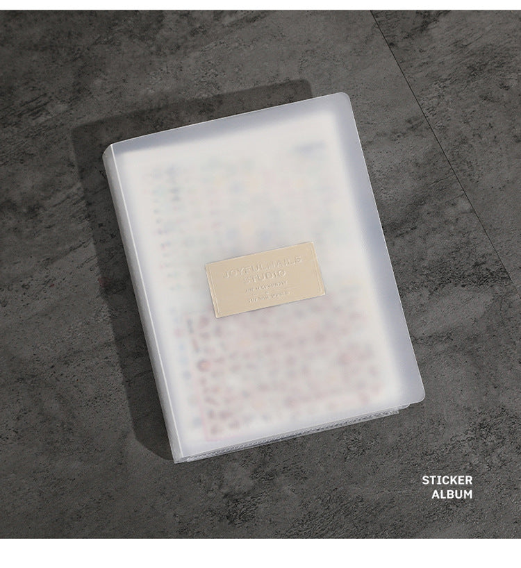 Japanese Style Simple Stickers Nail Art Storage Album