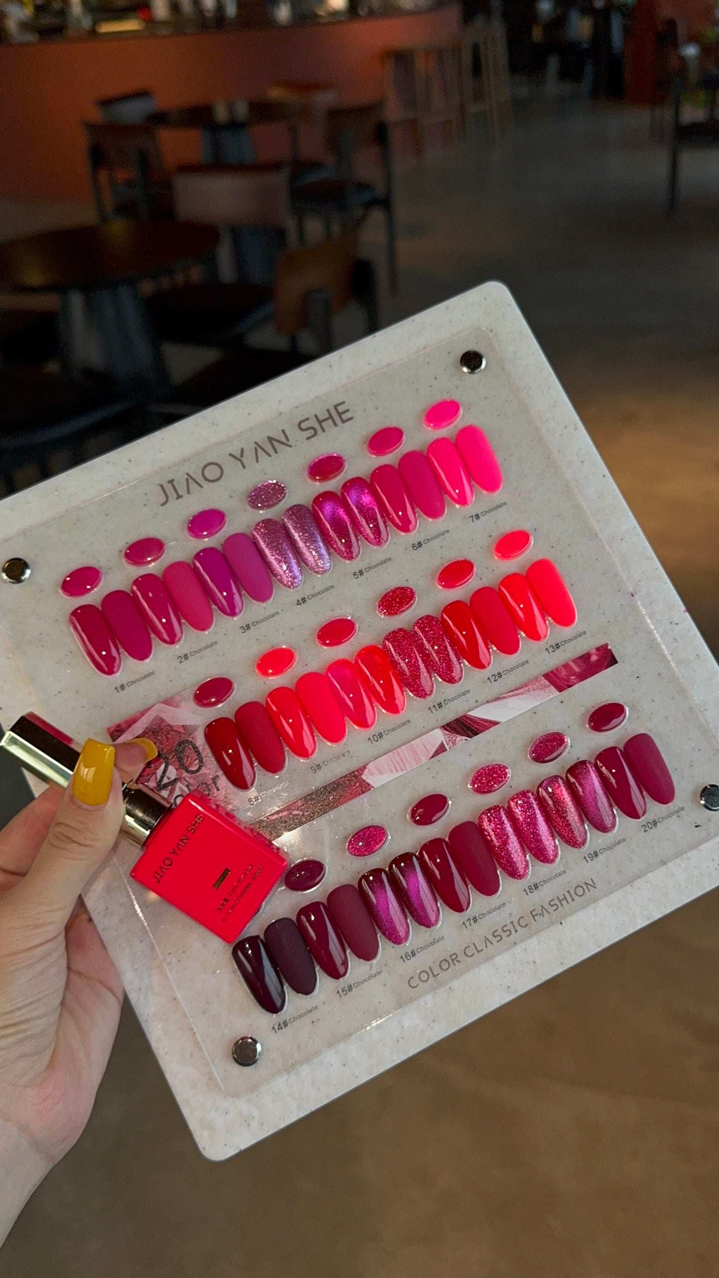 JIAOYANSHE 20 Color Barbie Pink UV Collection