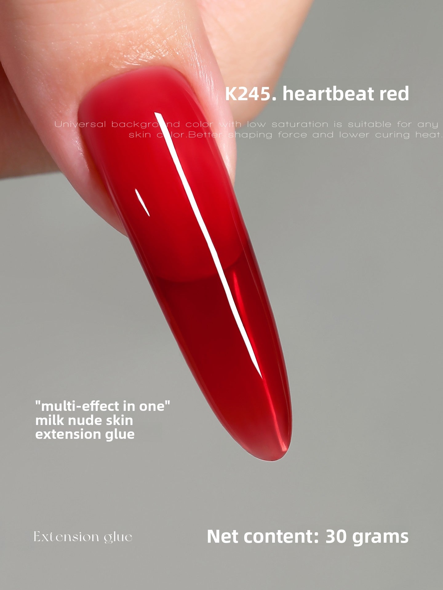 MR NAIL French Nail Forms & 3D Acrylic Builder Gel  Quick Extension Self-leveling