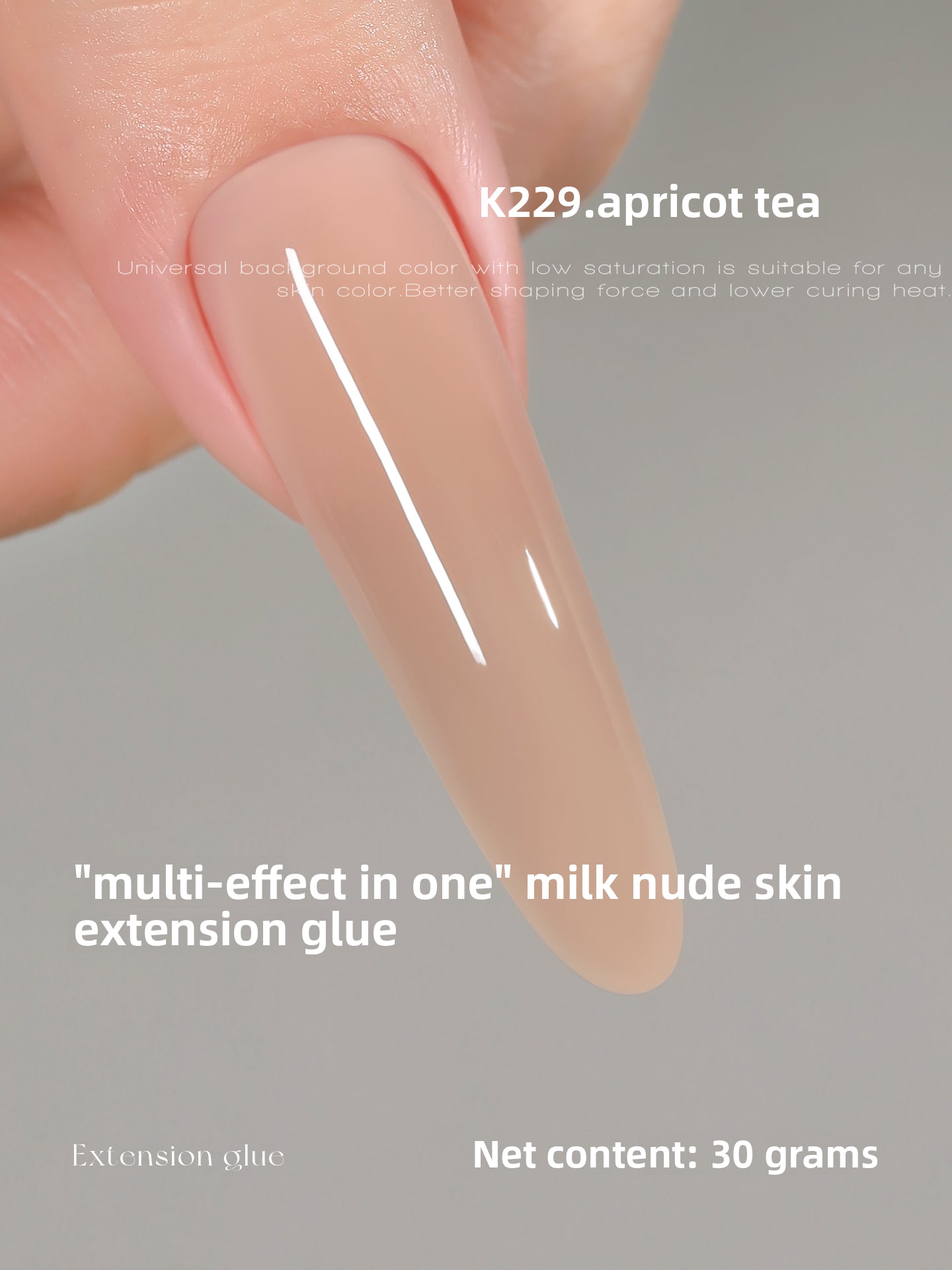 MR NAIL French Nail Forms & 3D Acrylic Builder Gel  Quick Extension Self-leveling