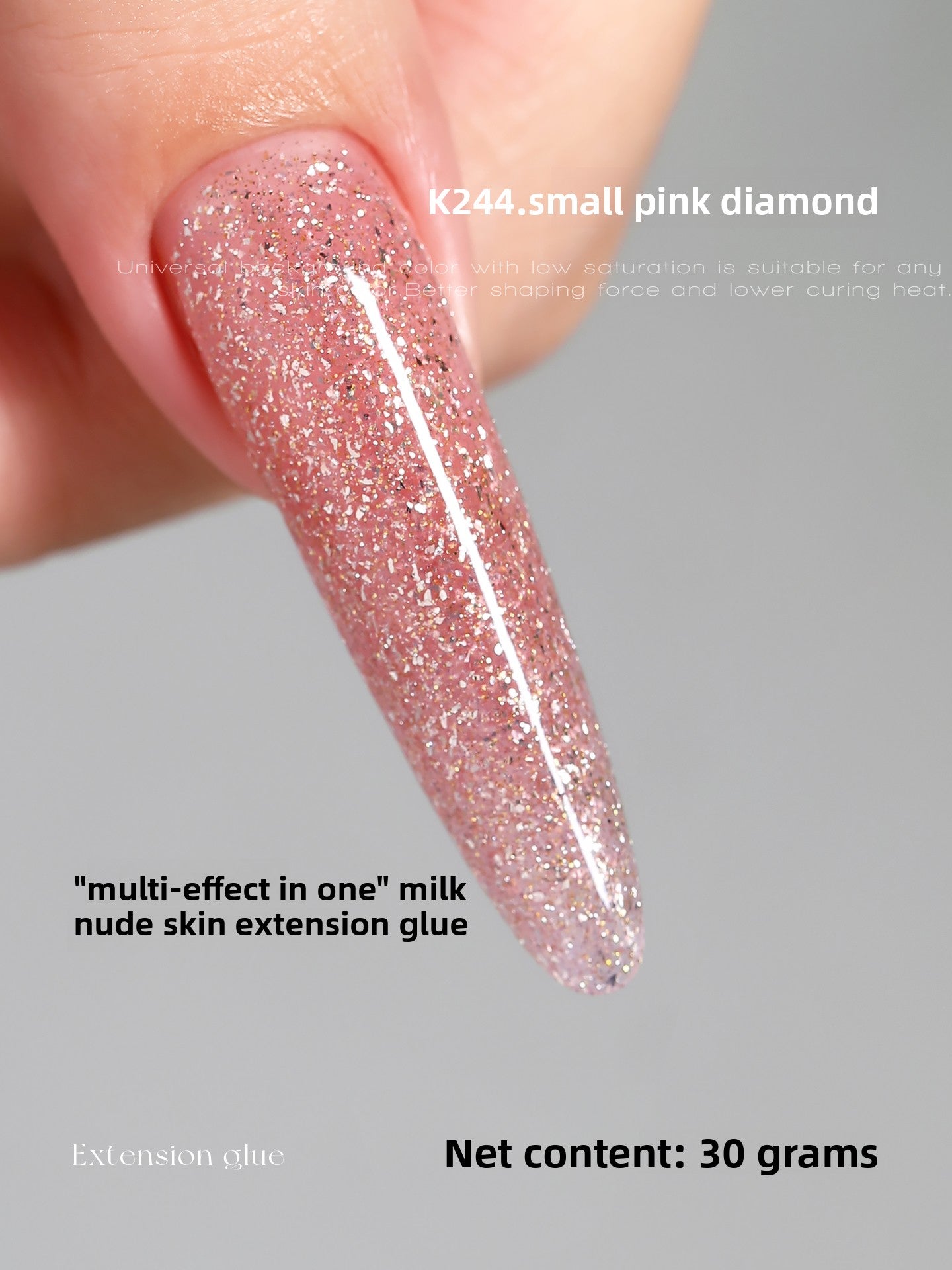 MR NAIL French Nail Forms & 3D Acrylic Builder Gel  Quick Extension Self-leveling