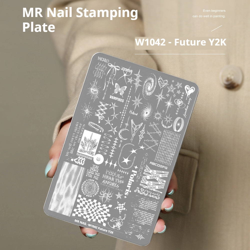 MR NAIL Nail Art Stamping Plate