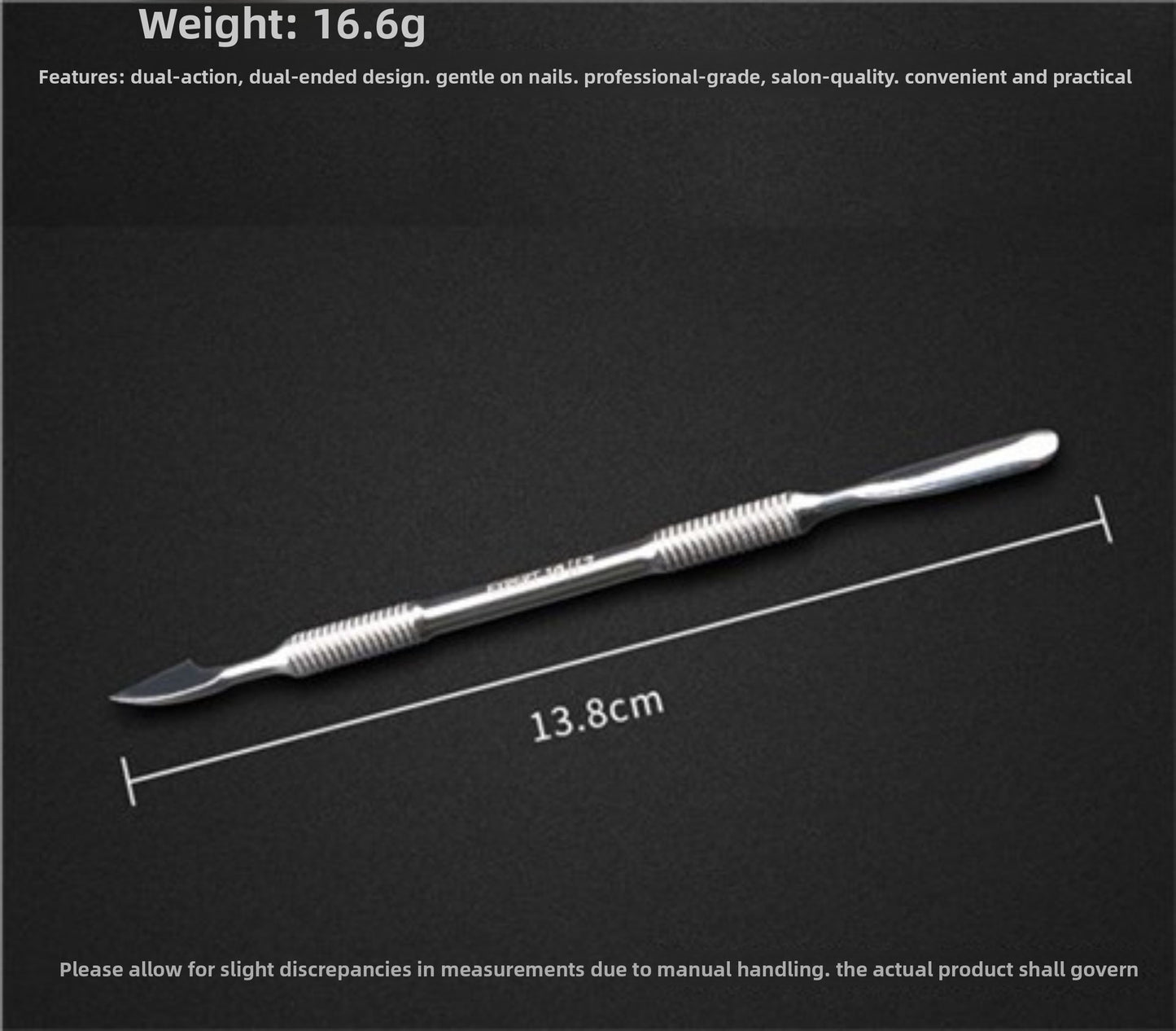 Staleks Pro  Cuticle Pusher Manicure Tool  Russian Style