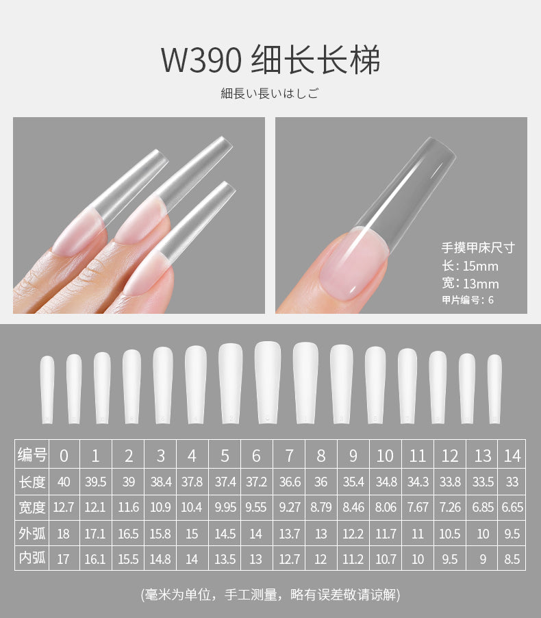 Mr Nail Specialized for nail art salons, 22 styles of ultra-thin, seamless, fully or partially attached Nail Tips