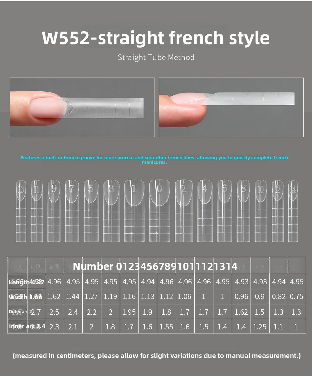 MR NAIL French Nail Forms & 3D Acrylic Builder Gel  Quick Extension Self-leveling