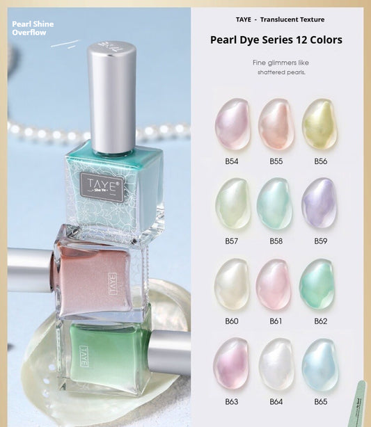 TAYE 12 Colors Metal Satin Pearlescent Blending Watercolor Ink Gel