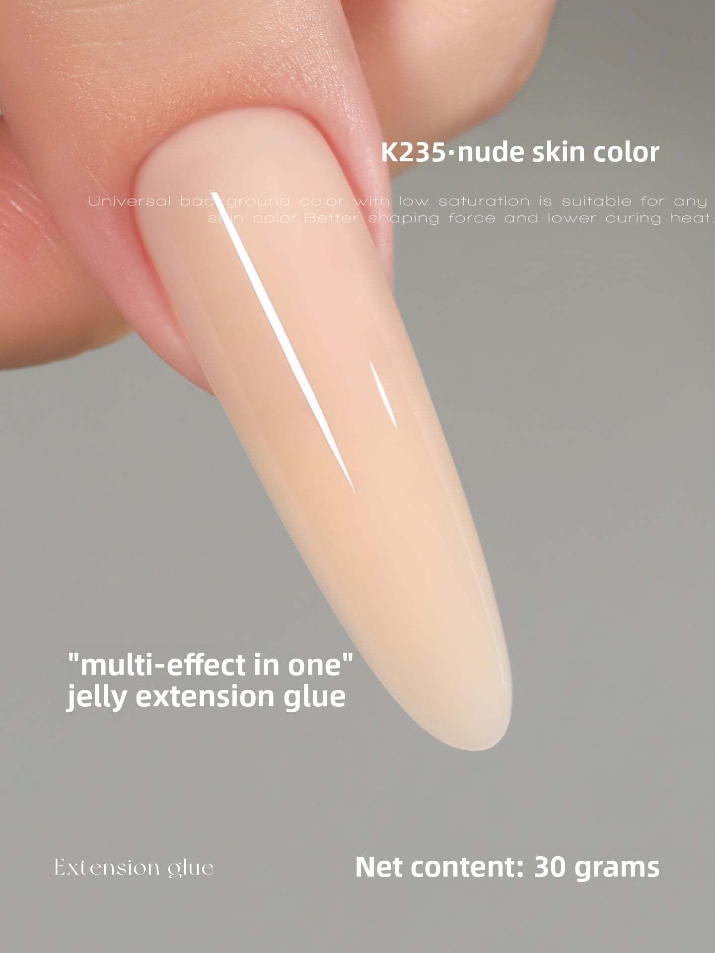 MR NAIL French Nail Forms & 3D Acrylic Builder Gel  Quick Extension Self-leveling