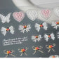 Bow Nail Decal Decoration