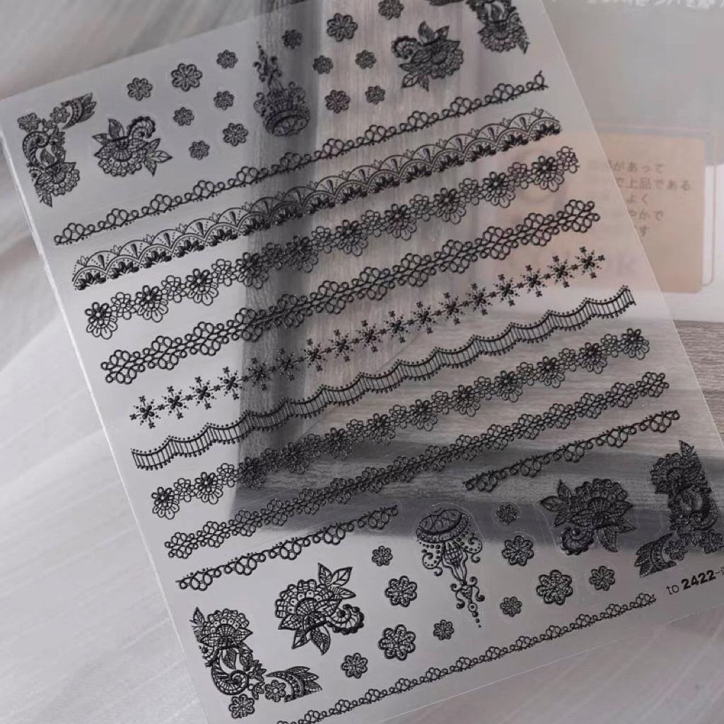 Lace Lace Nail Decal Decoration