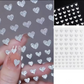 Silver Glitter Nail Sticker