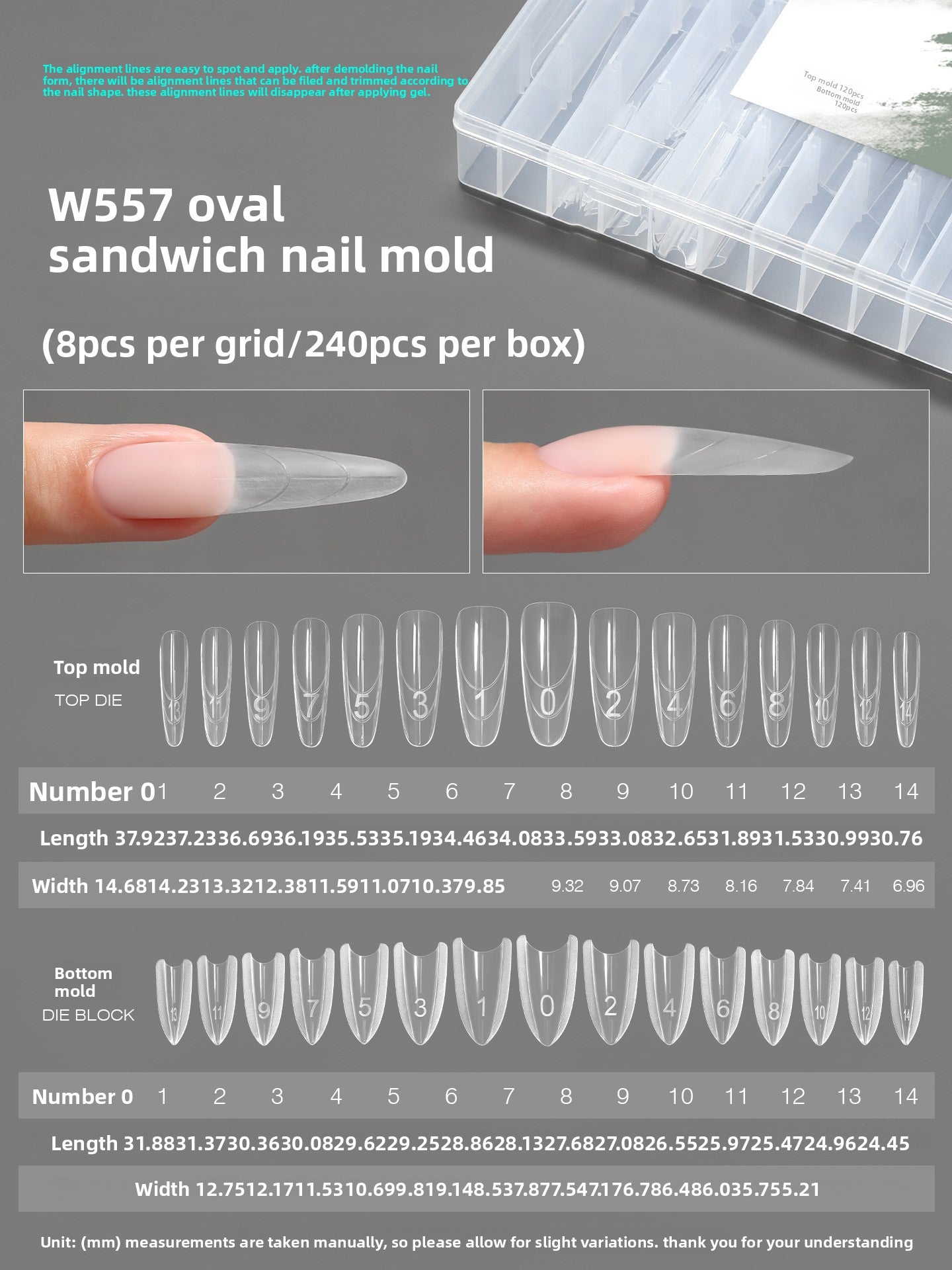 MR NAIL French Nail Forms & 3D Acrylic Builder Gel  Quick Extension Self-leveling