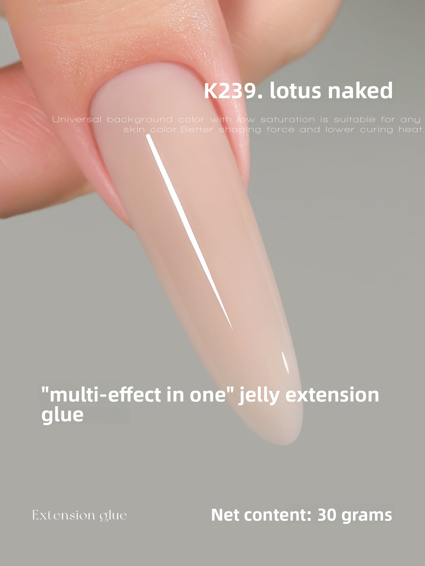 MR NAIL French Nail Forms & 3D Acrylic Builder Gel  Quick Extension Self-leveling