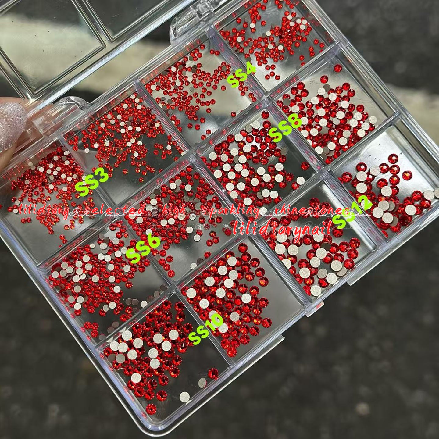 1:1 Swarovski Version Flat back High Sparkling  Rhinestones