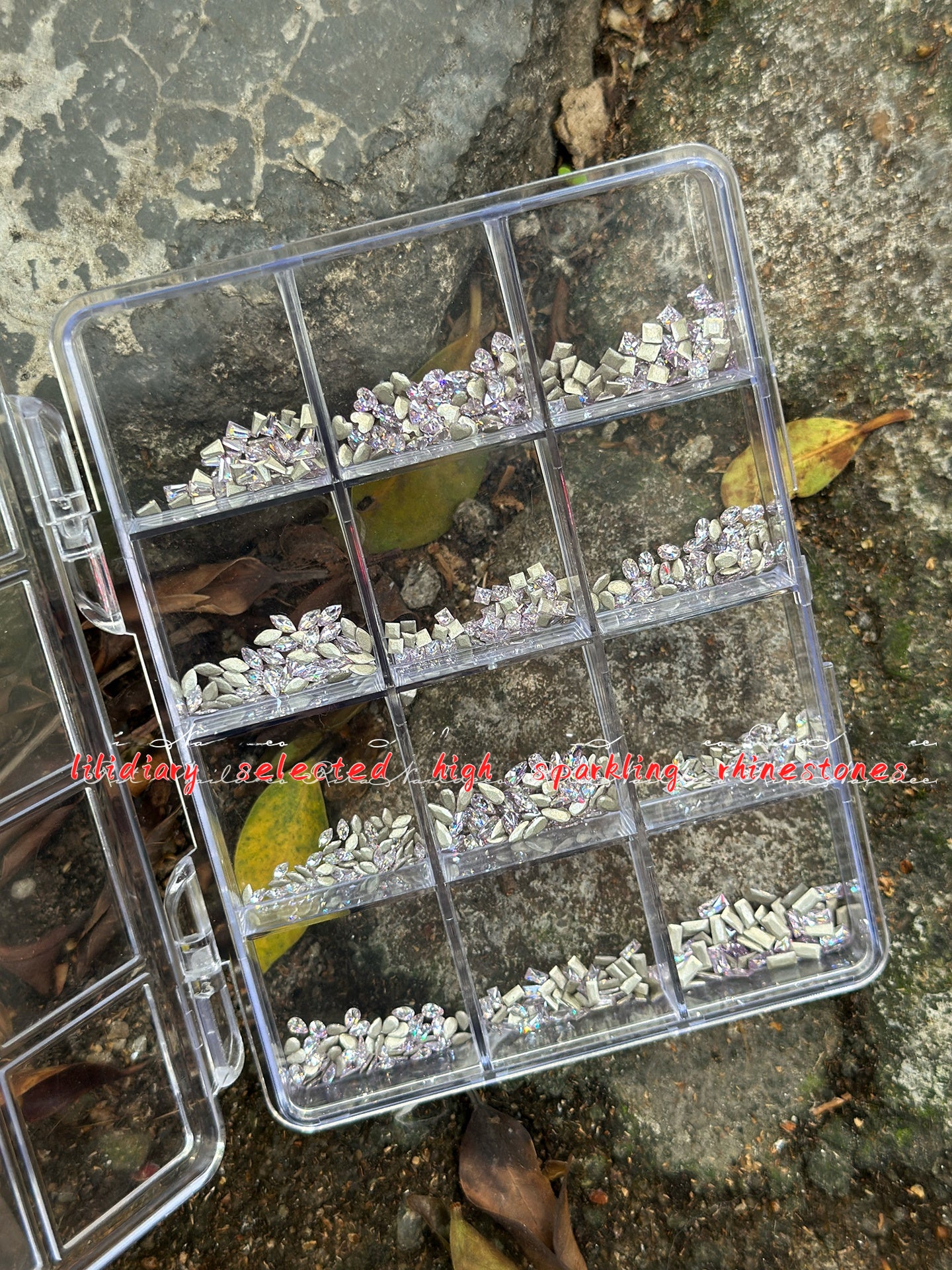 600pcs Flat Back Zircon Gem Stone for Nail Art Design