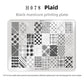 Checkered Pattern Stamping Printing Plate