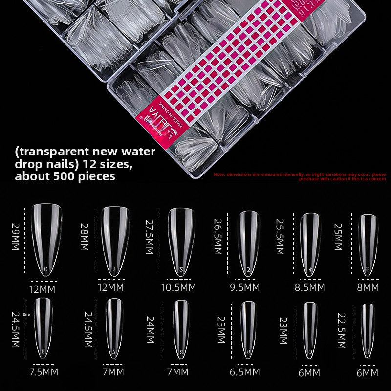 Ultra-thin Transparent Nail Tips For Gel X