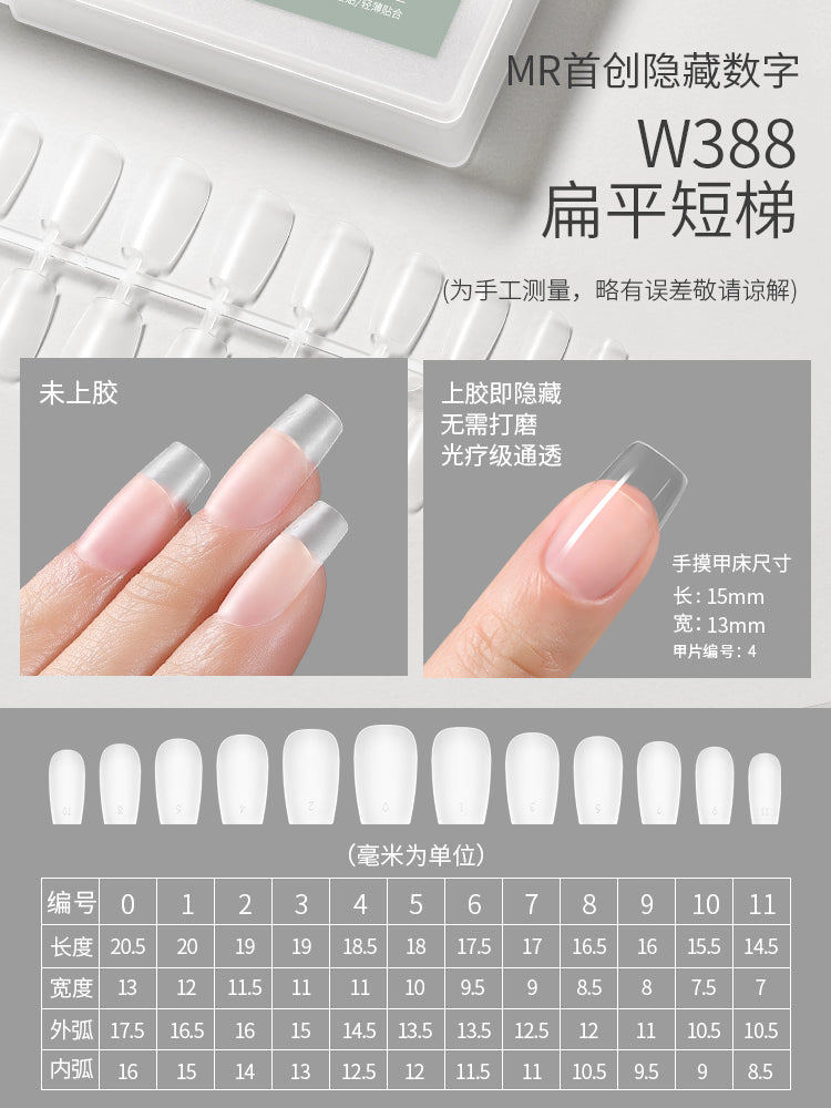 Mr Nail Specialized for nail art salons, 22 styles of ultra-thin, seamless, fully or partially attached Nail Tips